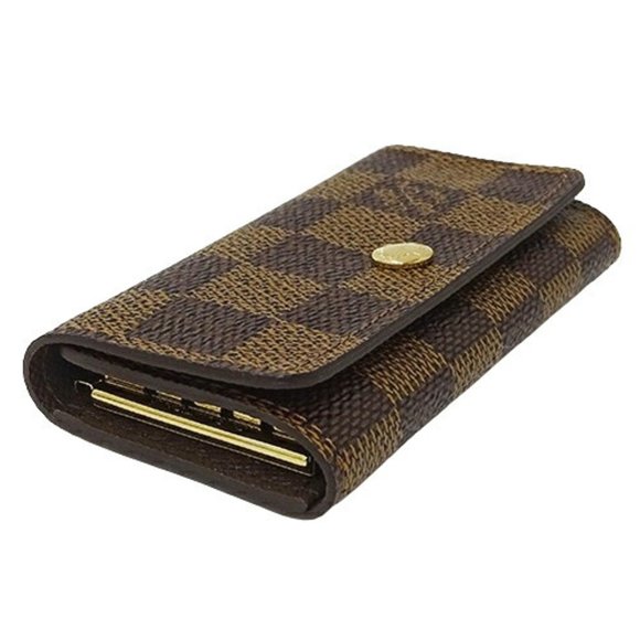Louis Vuitton Damier Key Case for Women and Men, Multicle 4 N62631, Brown, Co... - Picture 3 of 7